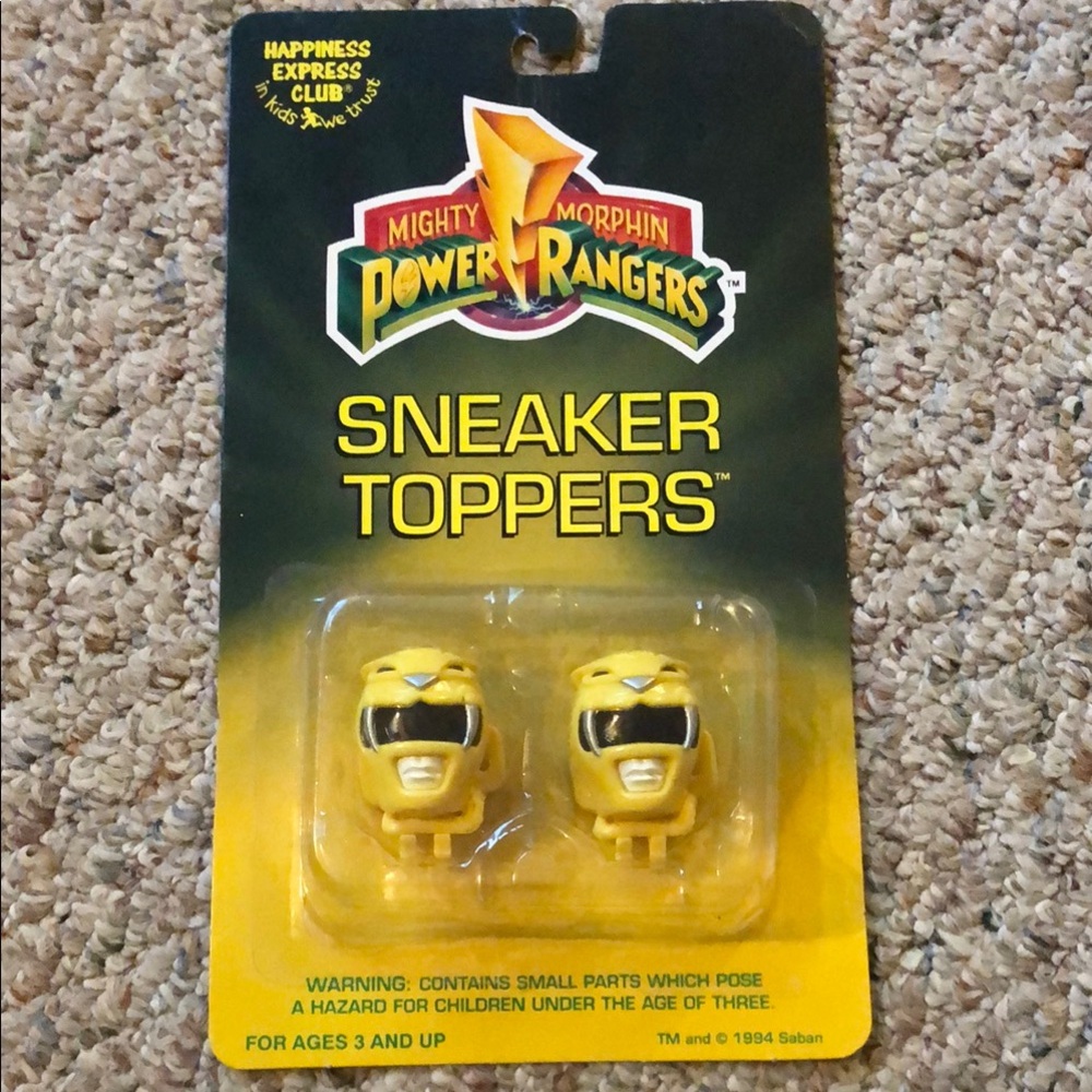 Mighty Morphin Power Rangers Sneaker Toppers 1994 brand new